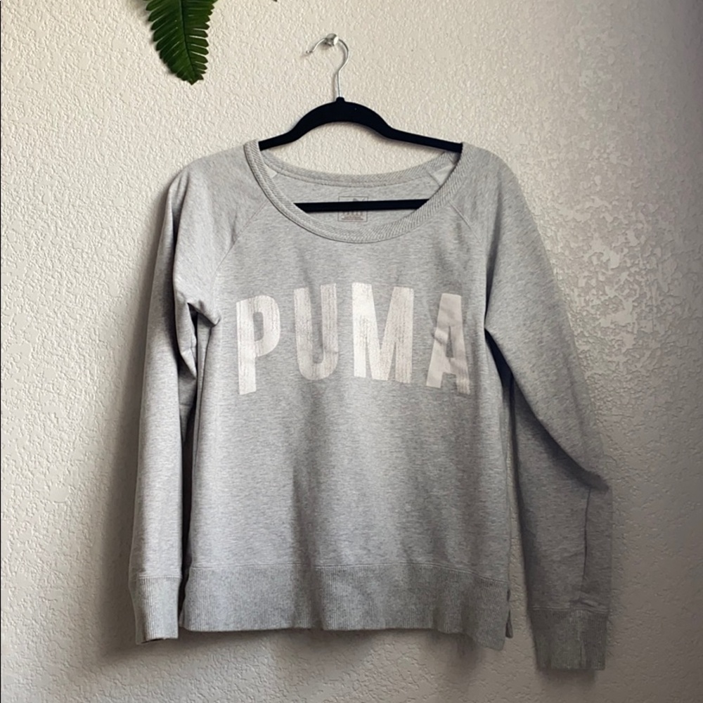 Grey puma sweater